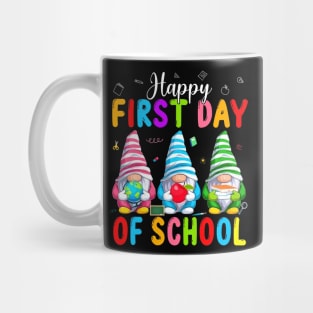 Cute Gnomes Happy First Day Of School Back To School Mug